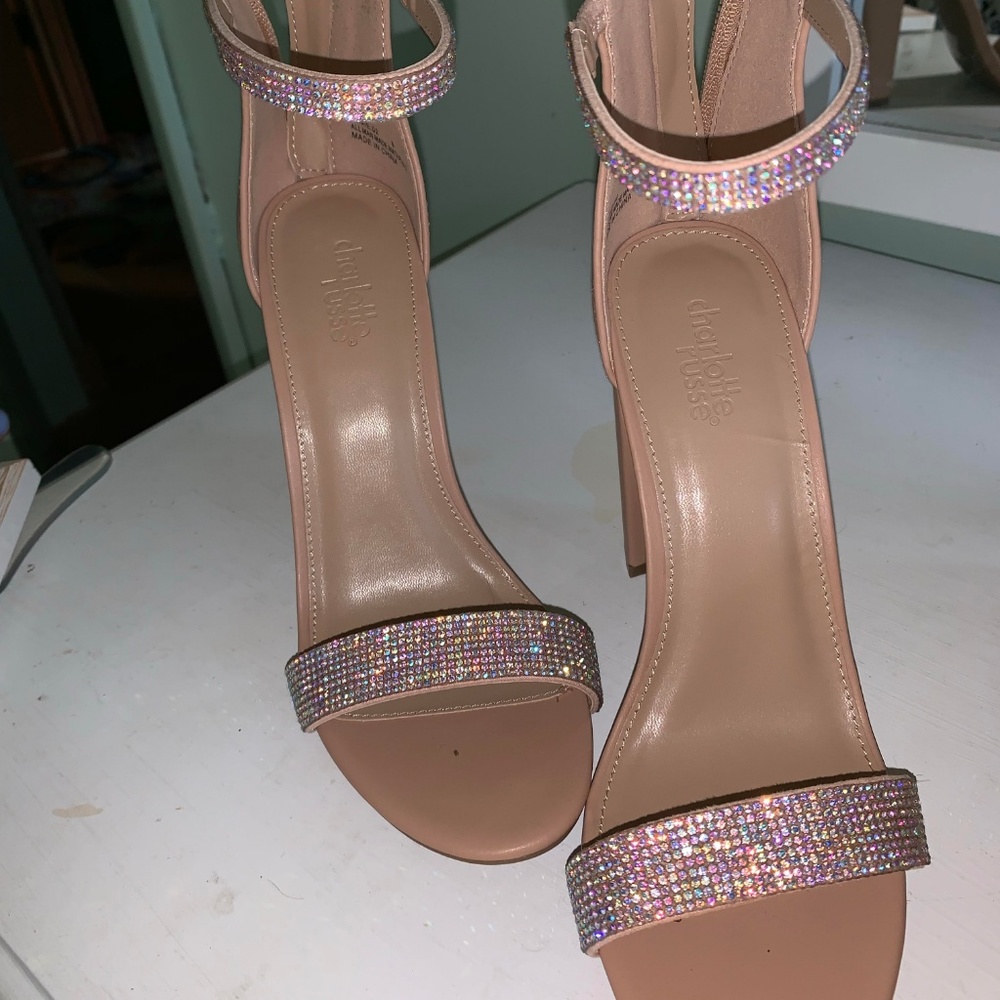 Womens size 8 sparkly heels